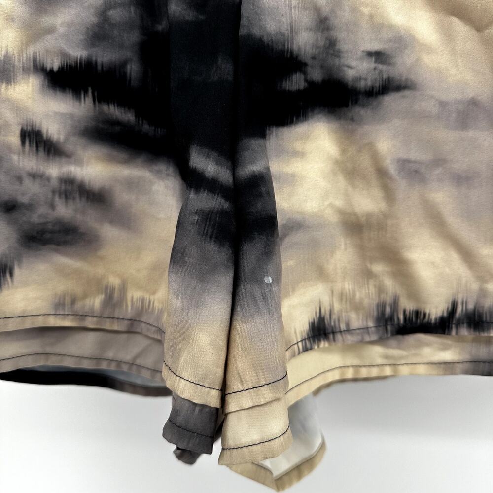 Calia Kick it Up Running Shorts Tie Dye Mid Rise Liner Pocket Navy Blue Medium - Picture 4 of 5